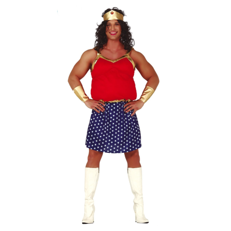 Disfraz de Wonder Heroina Hombre - Disfraces de Superheroes y Comics