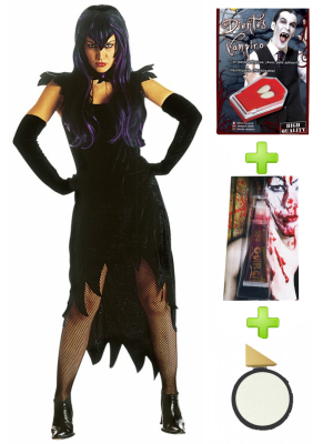 Vestit de Vampir Fosc Amant amb set personatges