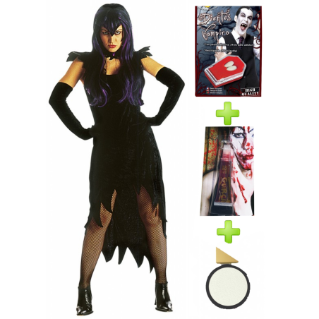 Vestit de Vampir Fosc Amant amb set personatges