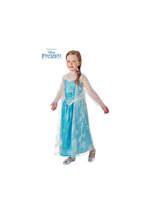 Disfraz de Elsa Deluxe Capa Larga Infantil - Princesa de Hielo