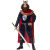 Disfraz de Rey Medieval Azul Hombre - Disfraces Medievales - Disfraces de Reinos del Tronos Adulto