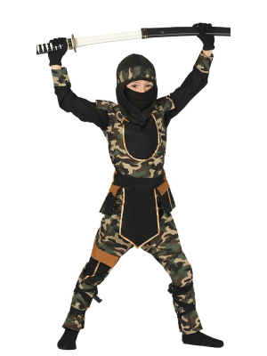 Disfraz de Ninja Comander Infantil - Disfraces de Chinos, Orientales, Ninjas y Geishas