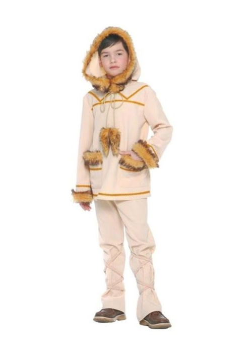 Disfraz de Esquimal Beige Niño - Esquimales