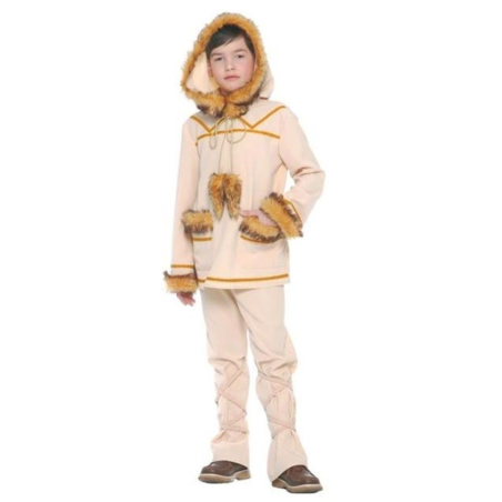 Disfraz de Esquimal Beige Niño - Esquimales