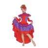 Disfraz de Can Can Morado Infantil - Disfraces de Can Can Infantiles