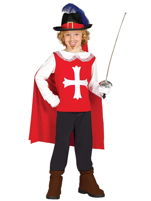 Comprar Mosquetero Rojo Infantil - Disfraces de Mosqueteros