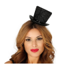 Top Hat Mini Negre Brillant