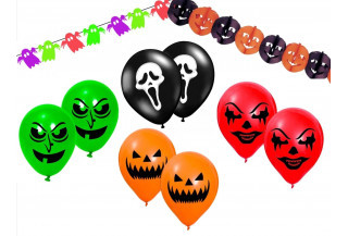 guirnaldas y globos
