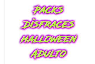 Comprar packs Disfraces de Halloween baratos en nuestra tienda de disfraces