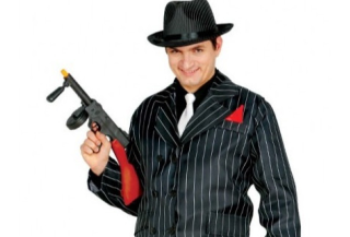 Disfraces Años 20 y Gangster Hombre