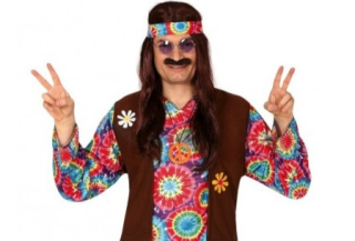 Disfraces Años 60-70 Hippies Hombre