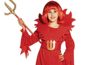 Disfraces de Angeles y Diablesas Niña