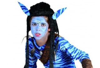 Disfraces de Indigenas Azules Infantiles
