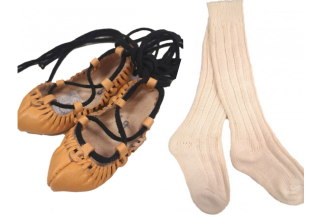 Abarcas y Medias Aldeano Bebe Abarcas y Medias Aldeano Bebe