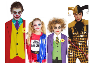 Disfraces de Joker y Joker Baby