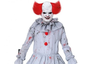 Disfraz de Payaso Asesino de Cine para Hombre