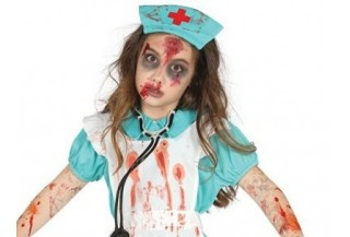 Disfraces de Zombies y muertos para niña