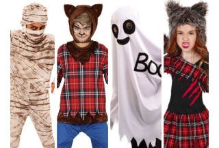 Disfraces de Hombres Lobo, Momias y Fantasmas Infantil