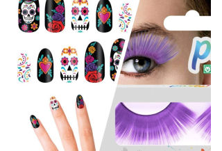 Pestañas y Uñas Halloween