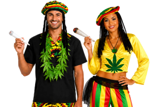 ⭐ Disfraces de Bob Marley adulto | Disfraz de Jamaicano