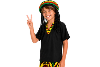 ⭐ Disfraces de Bob Marley infantiles | Disfraz de Jamaicano