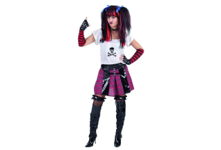 Disfraces de rockera y punky mujer - Disfraz Jaiak
