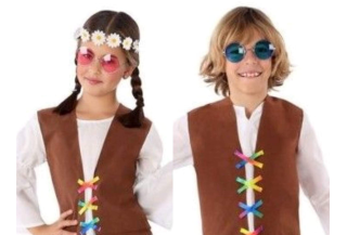 Mozorro hippie seme-alabak
